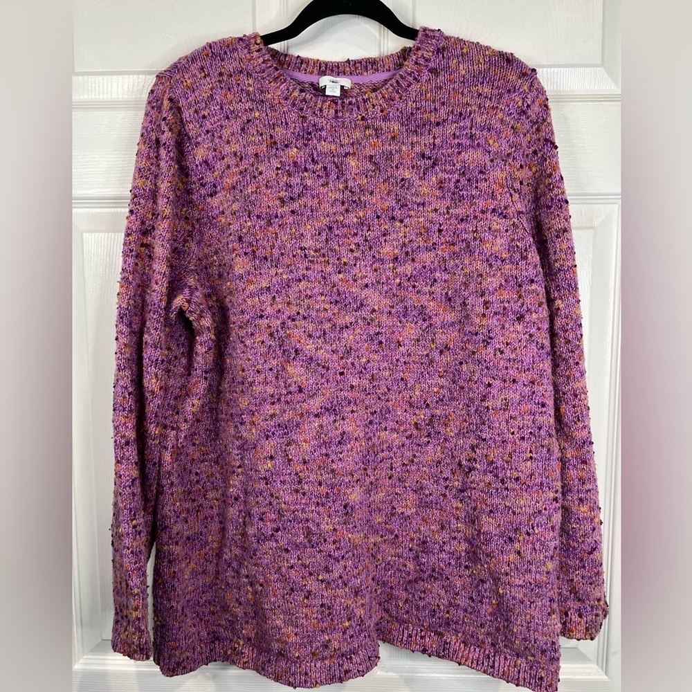 J. Jill Women’s Harvest Moon Persian Violet Sweater - Size XL Petite